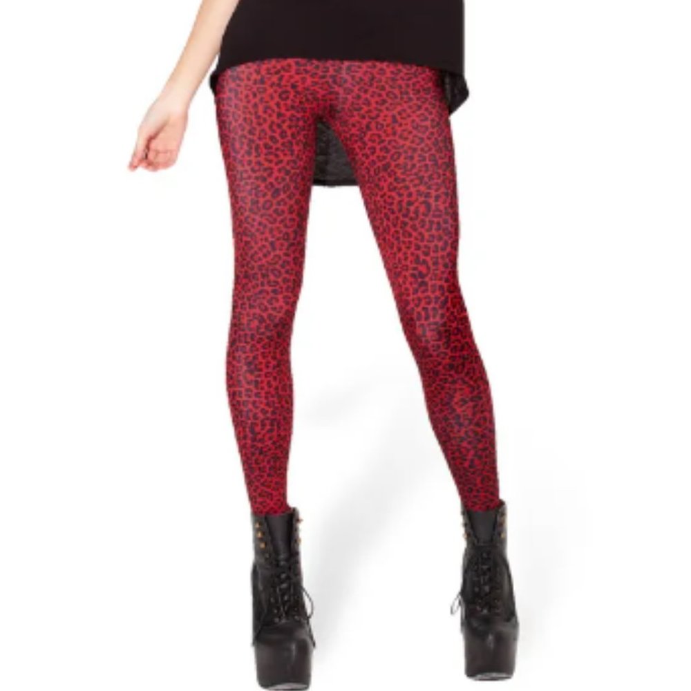 Black Milk Baby Jaguar Tore My Throat Out Leggings! RARE HTF!